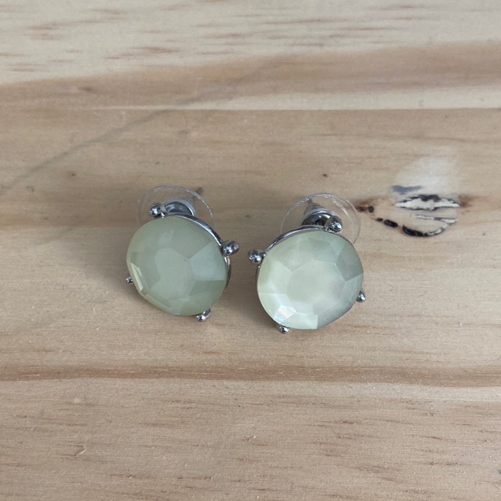 Oversized Gem Stud Earrings